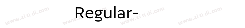 刘兵克曦冉体 Regular字体转换 刘兵克曦冉体 Regular字体转换